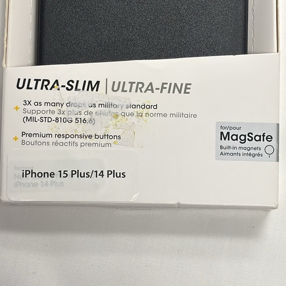 NWT Otter Box iPhone 15 plus 14/plus MagSafe black - Picture 2 of 6